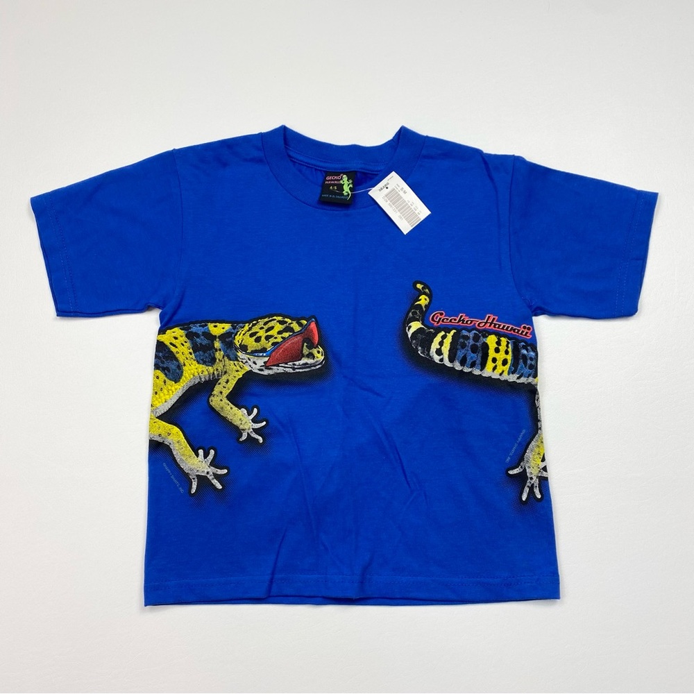 NEW! Boy’s/Kid’s Gecko Hawaii Short Sleeve T-Shirt Size 4/5 With Tags